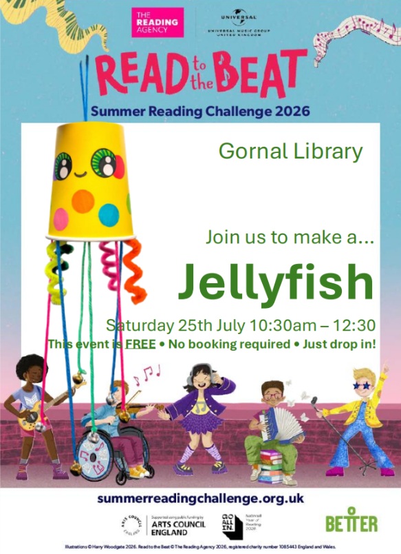 Gornal Library - Summer Reading Challenge: Jellyfish